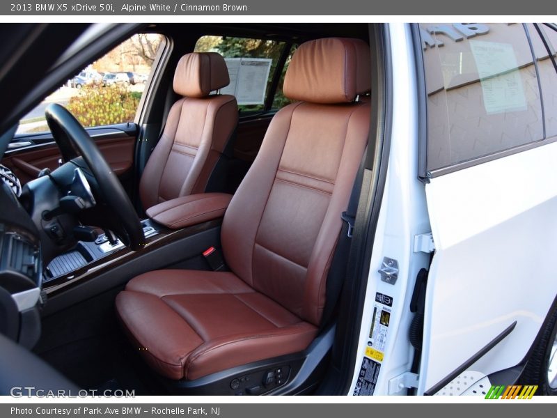 Alpine White / Cinnamon Brown 2013 BMW X5 xDrive 50i
