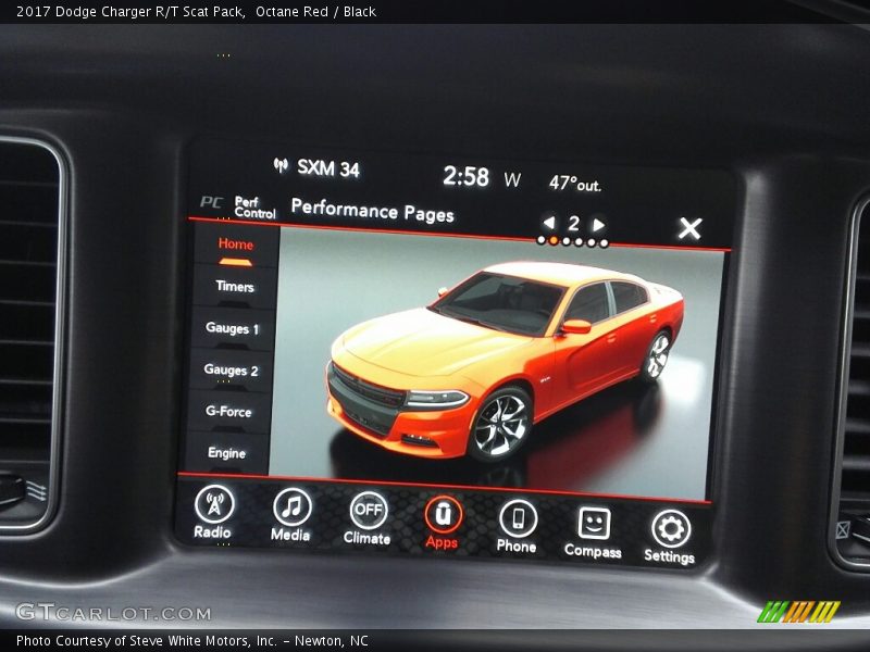Octane Red / Black 2017 Dodge Charger R/T Scat Pack