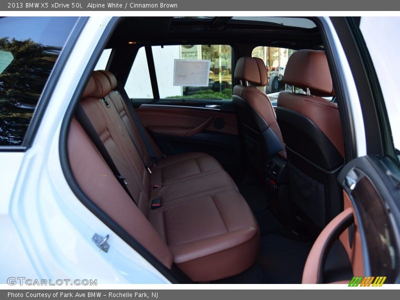 Alpine White / Cinnamon Brown 2013 BMW X5 xDrive 50i