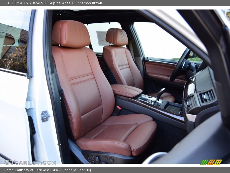 Alpine White / Cinnamon Brown 2013 BMW X5 xDrive 50i