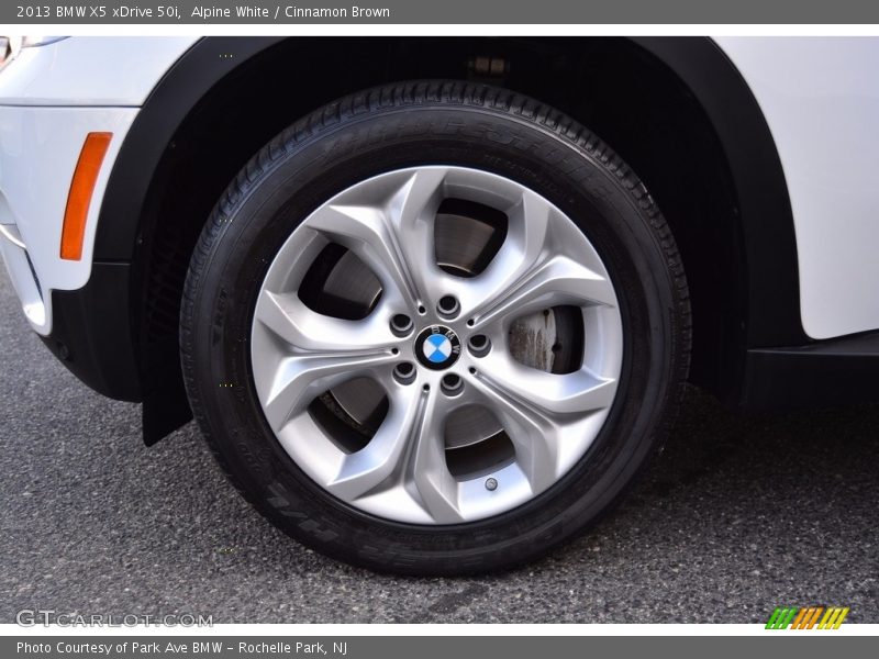Alpine White / Cinnamon Brown 2013 BMW X5 xDrive 50i