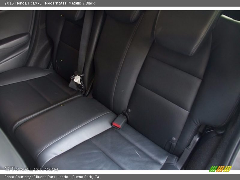 Modern Steel Metallic / Black 2015 Honda Fit EX-L