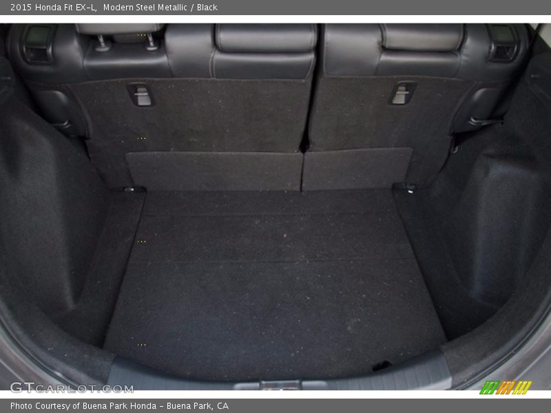 Modern Steel Metallic / Black 2015 Honda Fit EX-L
