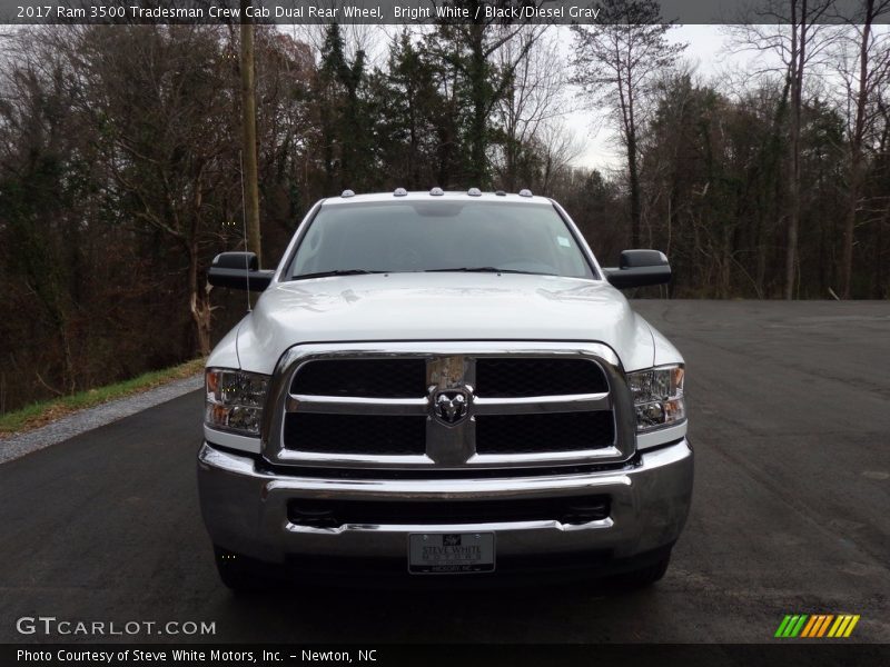 Bright White / Black/Diesel Gray 2017 Ram 3500 Tradesman Crew Cab Dual Rear Wheel