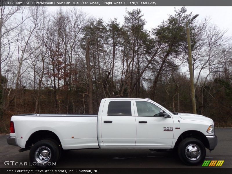 Bright White / Black/Diesel Gray 2017 Ram 3500 Tradesman Crew Cab Dual Rear Wheel