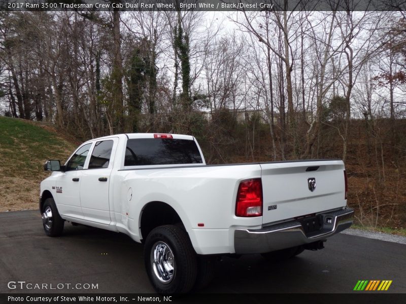 Bright White / Black/Diesel Gray 2017 Ram 3500 Tradesman Crew Cab Dual Rear Wheel