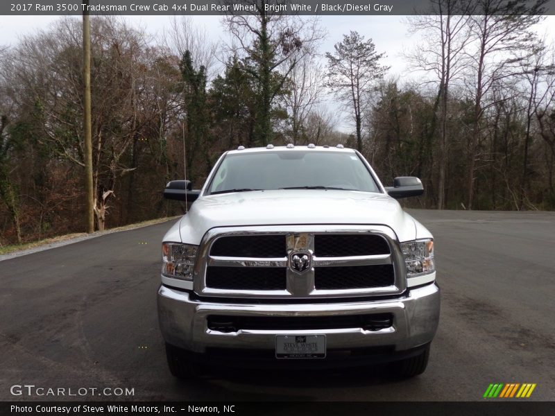 Bright White / Black/Diesel Gray 2017 Ram 3500 Tradesman Crew Cab 4x4 Dual Rear Wheel