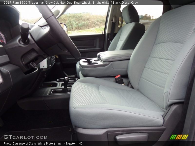 Bright White / Black/Diesel Gray 2017 Ram 3500 Tradesman Crew Cab 4x4 Dual Rear Wheel