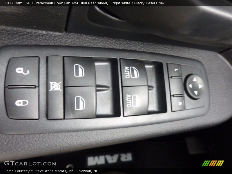 Bright White / Black/Diesel Gray 2017 Ram 3500 Tradesman Crew Cab 4x4 Dual Rear Wheel