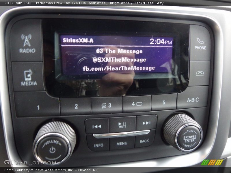 Bright White / Black/Diesel Gray 2017 Ram 3500 Tradesman Crew Cab 4x4 Dual Rear Wheel