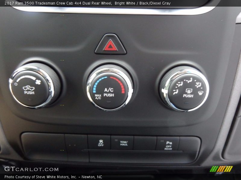 Bright White / Black/Diesel Gray 2017 Ram 3500 Tradesman Crew Cab 4x4 Dual Rear Wheel