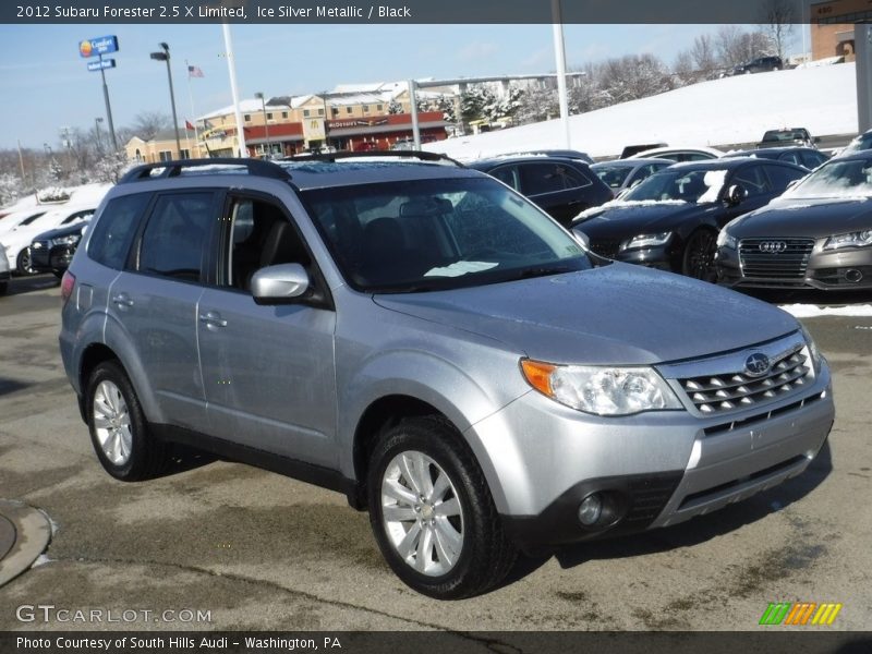 Ice Silver Metallic / Black 2012 Subaru Forester 2.5 X Limited
