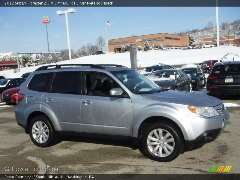 Ice Silver Metallic / Black 2012 Subaru Forester 2.5 X Limited