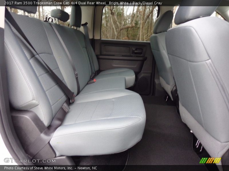 Bright White / Black/Diesel Gray 2017 Ram 3500 Tradesman Crew Cab 4x4 Dual Rear Wheel