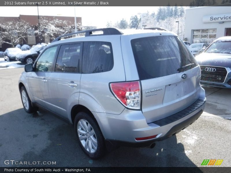 Ice Silver Metallic / Black 2012 Subaru Forester 2.5 X Limited