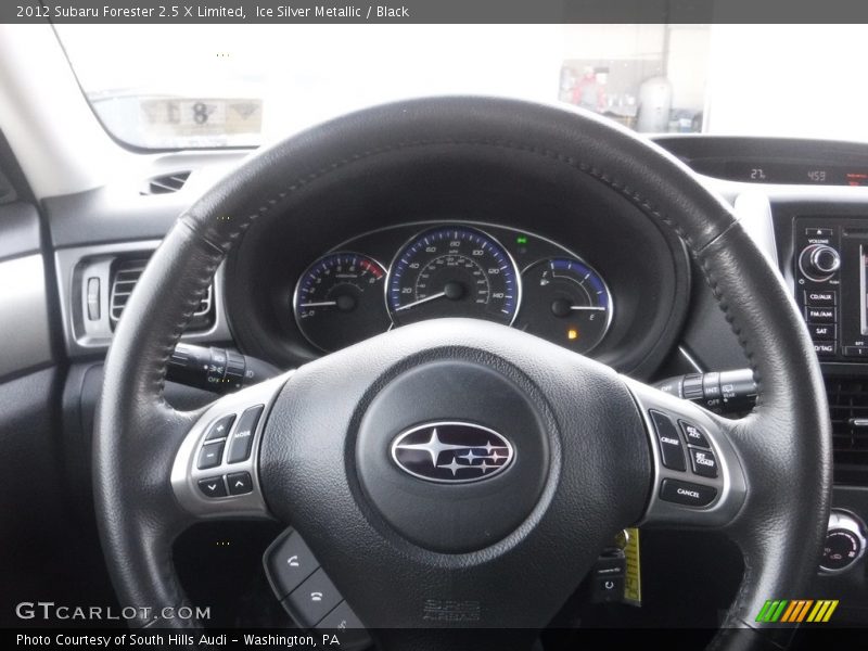Ice Silver Metallic / Black 2012 Subaru Forester 2.5 X Limited