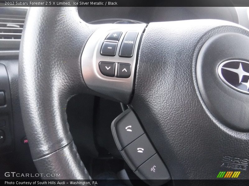 Ice Silver Metallic / Black 2012 Subaru Forester 2.5 X Limited