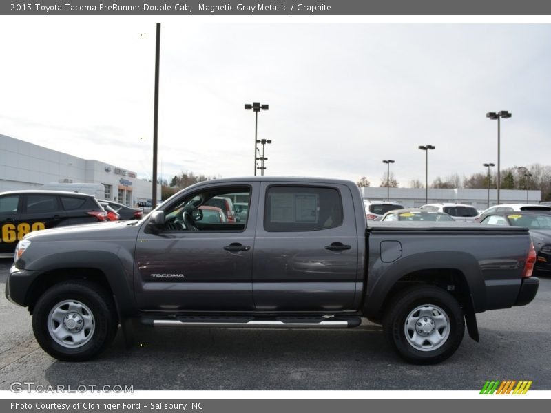 Magnetic Gray Metallic / Graphite 2015 Toyota Tacoma PreRunner Double Cab