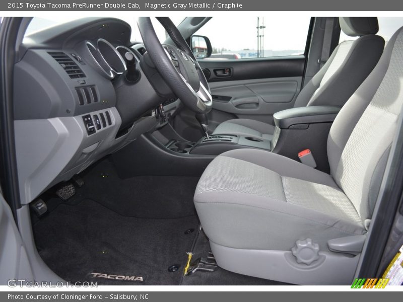 Magnetic Gray Metallic / Graphite 2015 Toyota Tacoma PreRunner Double Cab