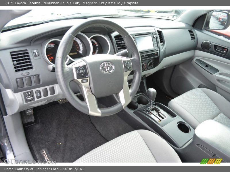 Magnetic Gray Metallic / Graphite 2015 Toyota Tacoma PreRunner Double Cab