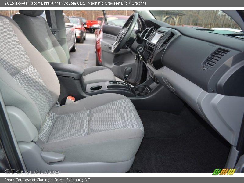 Magnetic Gray Metallic / Graphite 2015 Toyota Tacoma PreRunner Double Cab