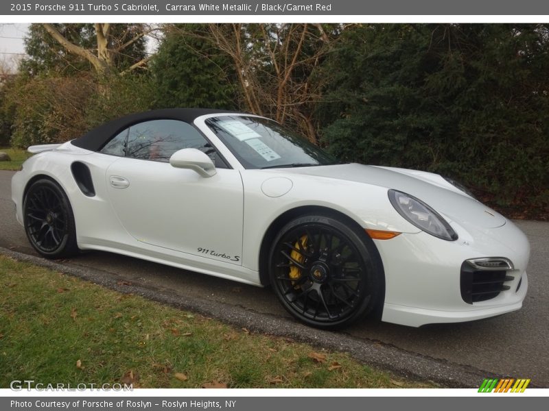  2015 911 Turbo S Cabriolet Carrara White Metallic