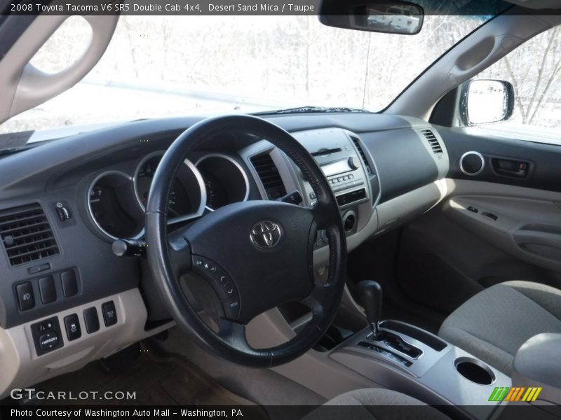 Desert Sand Mica / Taupe 2008 Toyota Tacoma V6 SR5 Double Cab 4x4