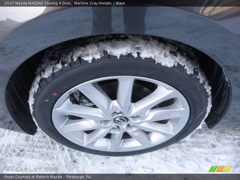 Machine Gray Metallic / Black 2017 Mazda MAZDA3 Touring 4 Door