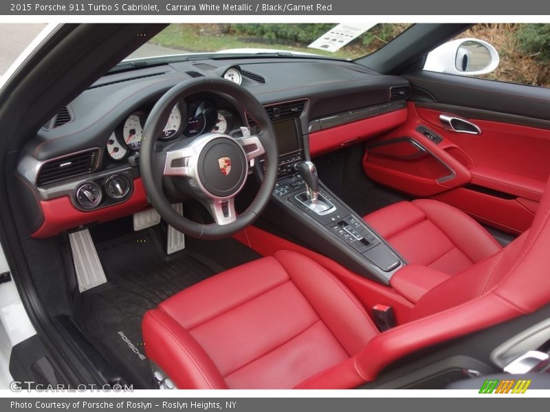  2015 911 Turbo S Cabriolet Black/Garnet Red Interior