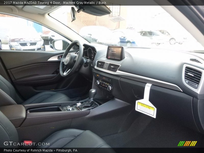 Machine Gray Metallic / Black 2017 Mazda MAZDA3 Touring 4 Door