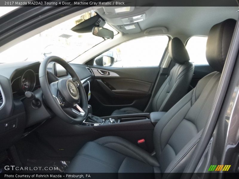 Machine Gray Metallic / Black 2017 Mazda MAZDA3 Touring 4 Door