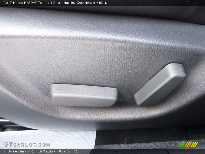 Machine Gray Metallic / Black 2017 Mazda MAZDA3 Touring 4 Door
