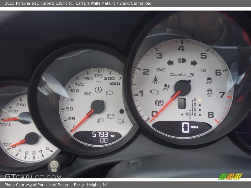  2015 911 Turbo S Cabriolet Turbo S Cabriolet Gauges