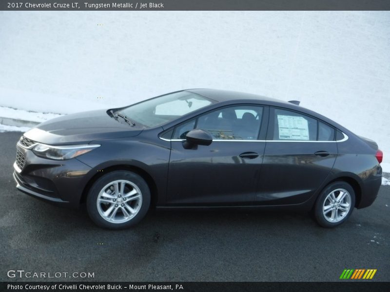 Tungsten Metallic / Jet Black 2017 Chevrolet Cruze LT