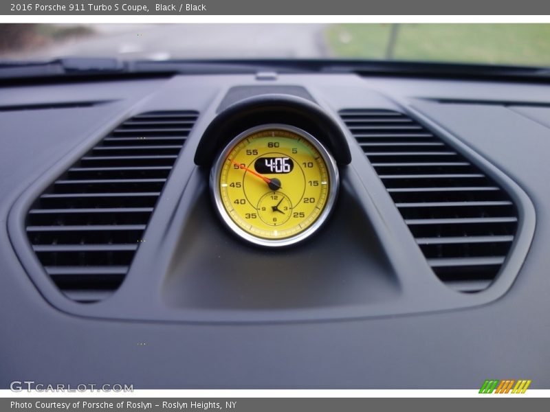 Black / Black 2016 Porsche 911 Turbo S Coupe