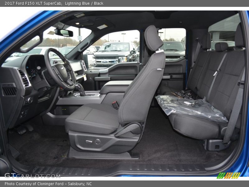  2017 F150 XLT SuperCab Black Interior