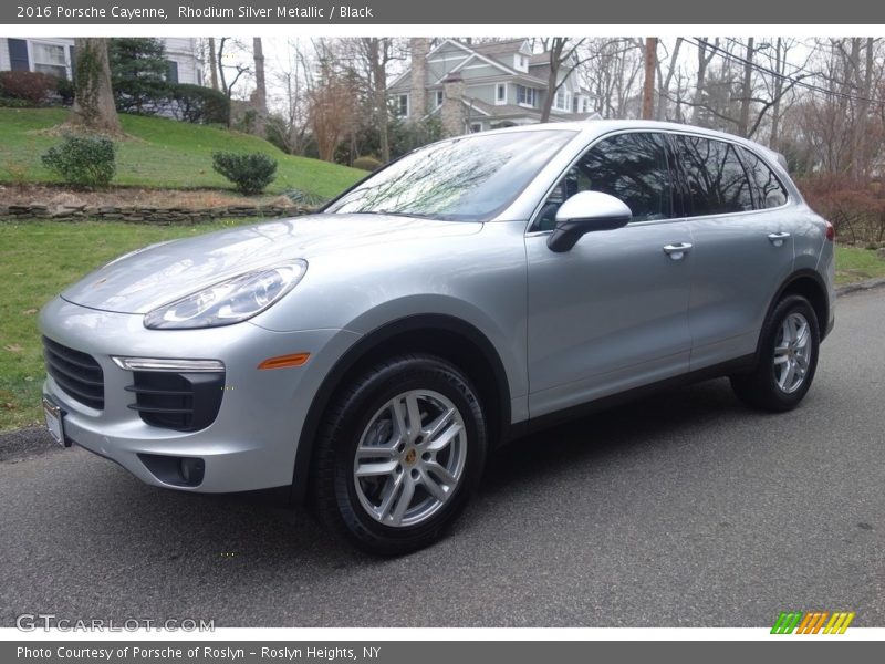 Rhodium Silver Metallic / Black 2016 Porsche Cayenne