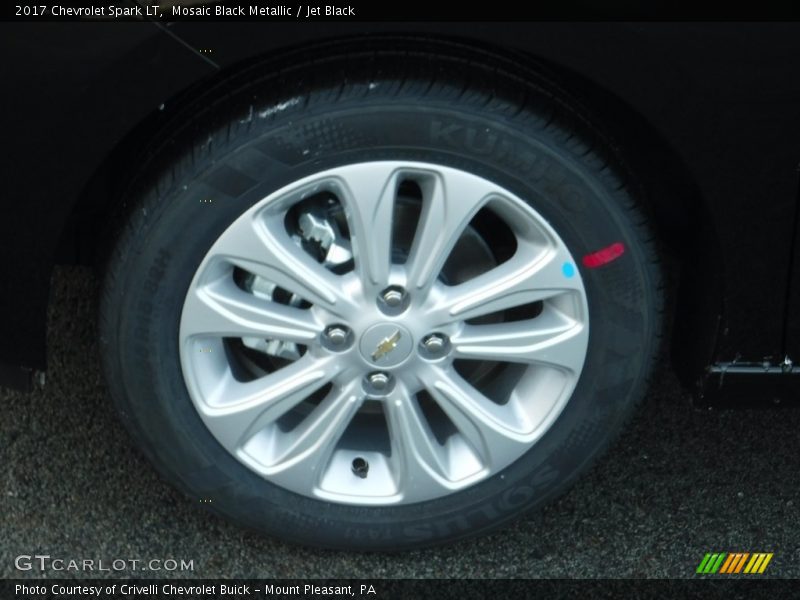Mosaic Black Metallic / Jet Black 2017 Chevrolet Spark LT