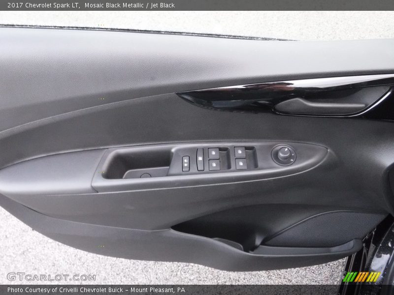 Mosaic Black Metallic / Jet Black 2017 Chevrolet Spark LT