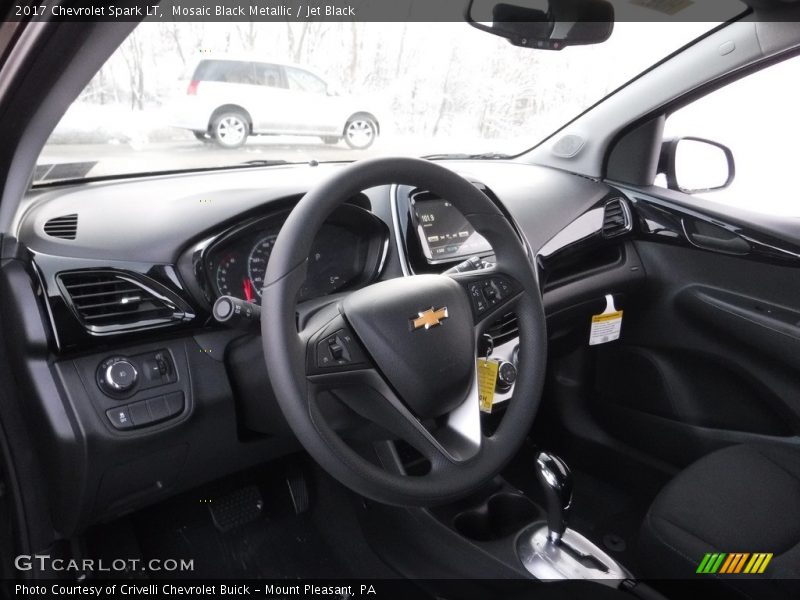 Mosaic Black Metallic / Jet Black 2017 Chevrolet Spark LT
