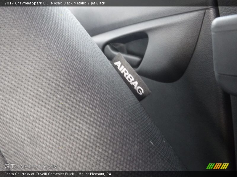 Mosaic Black Metallic / Jet Black 2017 Chevrolet Spark LT