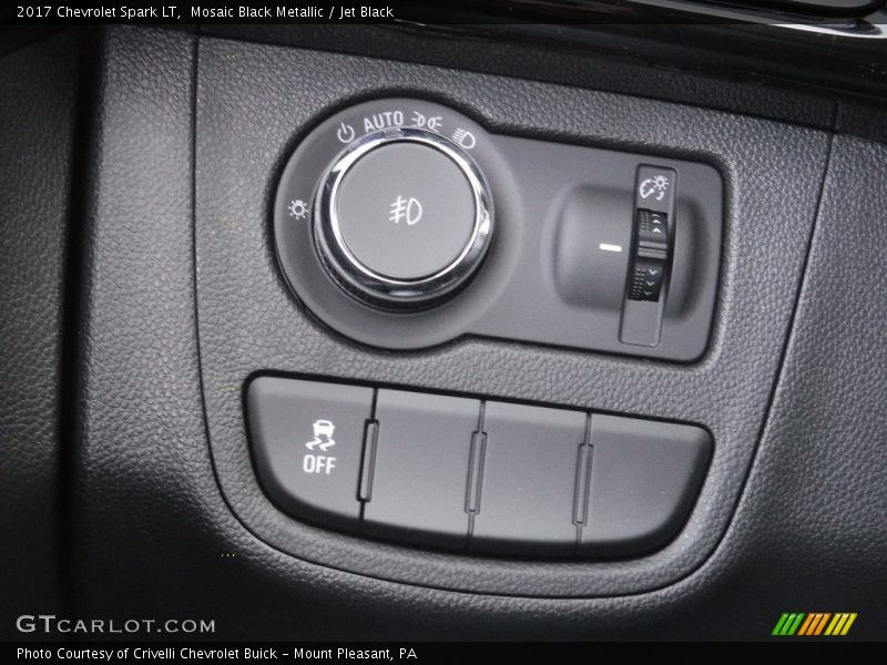 Mosaic Black Metallic / Jet Black 2017 Chevrolet Spark LT