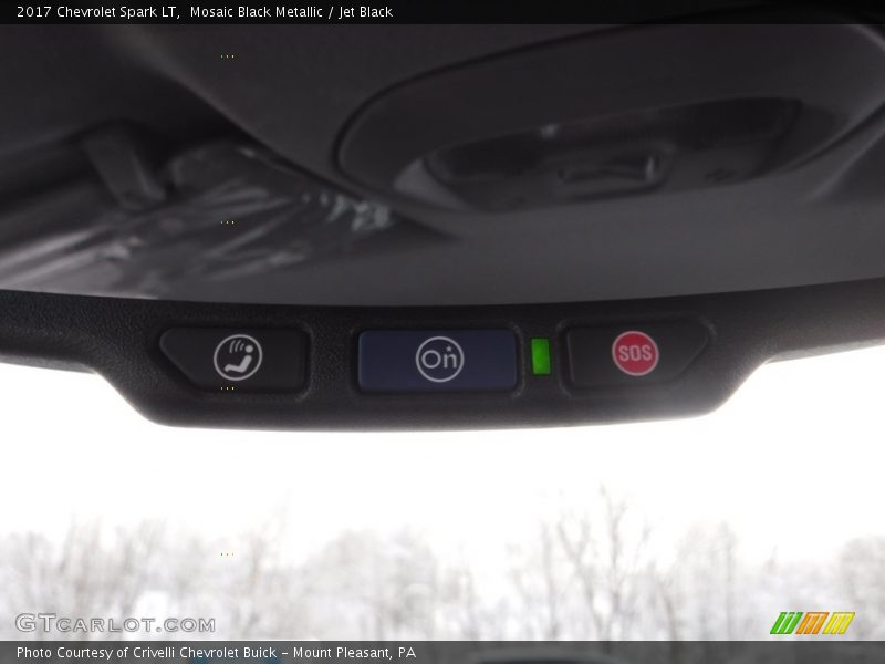 Mosaic Black Metallic / Jet Black 2017 Chevrolet Spark LT