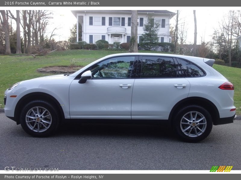 Carrara White Metallic / Black 2016 Porsche Cayenne