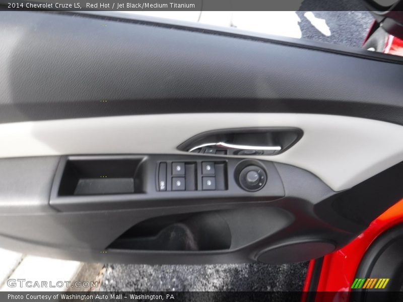 Red Hot / Jet Black/Medium Titanium 2014 Chevrolet Cruze LS