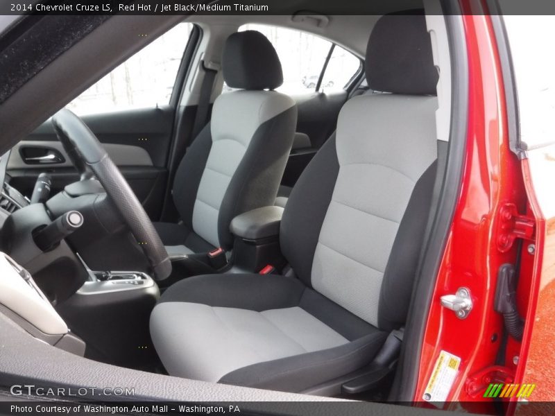 Red Hot / Jet Black/Medium Titanium 2014 Chevrolet Cruze LS