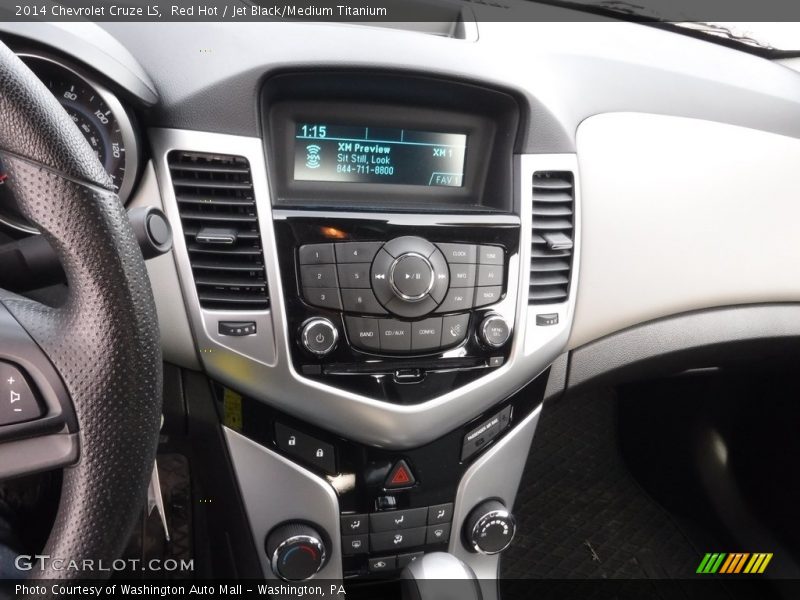 Red Hot / Jet Black/Medium Titanium 2014 Chevrolet Cruze LS