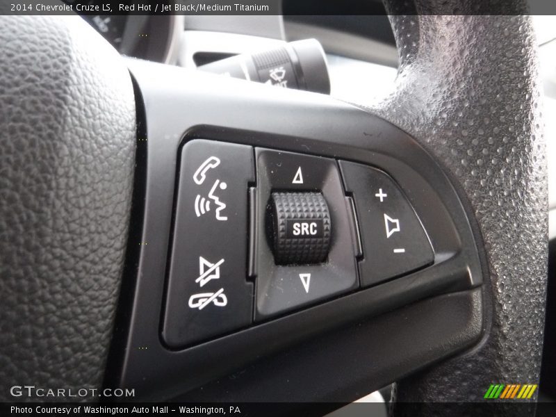 Red Hot / Jet Black/Medium Titanium 2014 Chevrolet Cruze LS