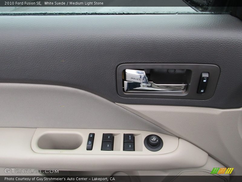 White Suede / Medium Light Stone 2010 Ford Fusion SE