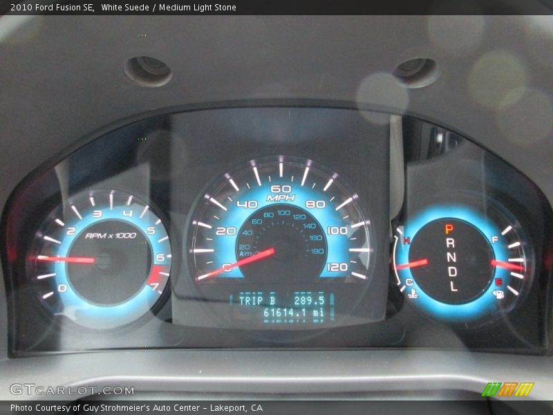 White Suede / Medium Light Stone 2010 Ford Fusion SE